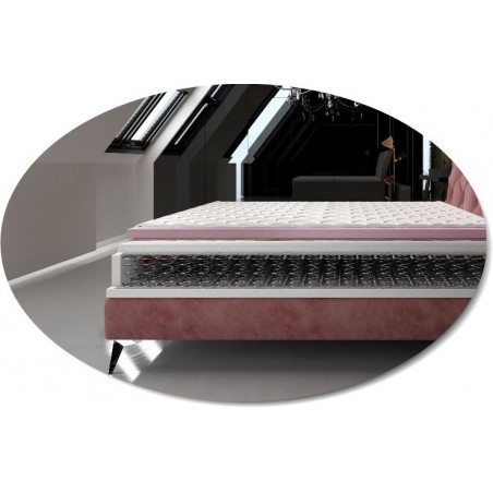 Posteľ NATALIA - detail matrac s pružinovým jadrom, nosnosť 100kg
